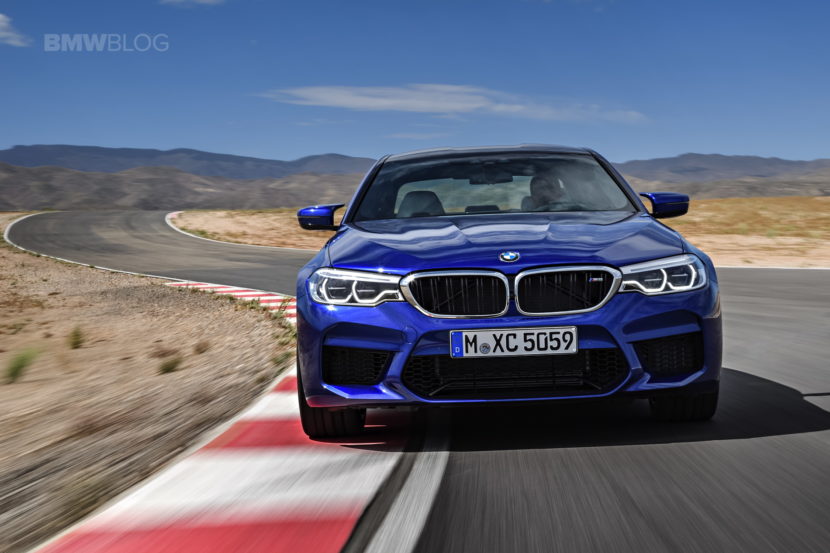 First videos of the new 2018 BMW M5