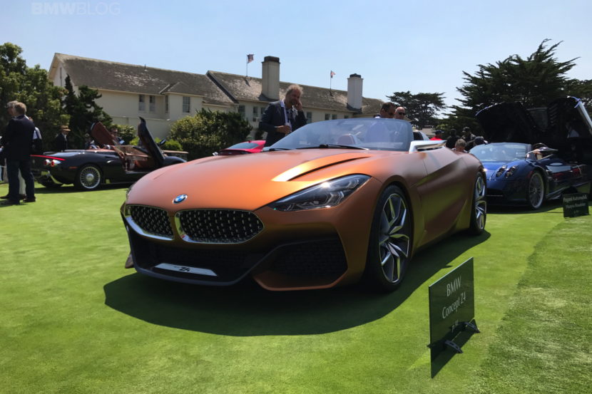 BMW Concept Z4 shines on the Concept Lawn at Pebble Beach