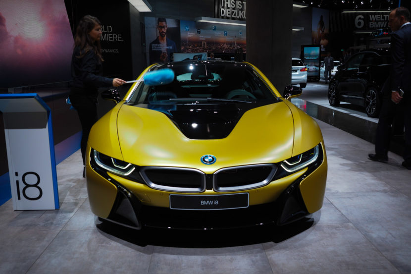 The stunning BMW i8 Protonic Frozen Yellow Edition shines in Frankfurt