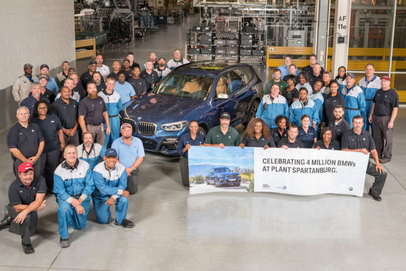 BMW’s Spartanburg plant marks its 4 million vehicle