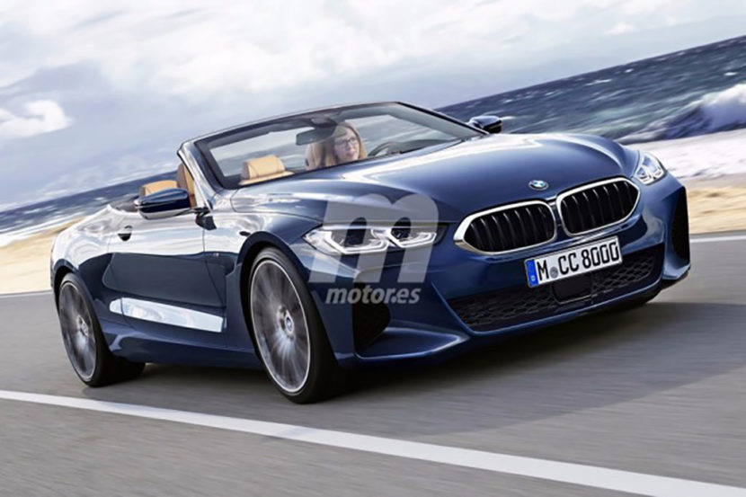 Upcoming BMW 8 Series Convertible gets rendered