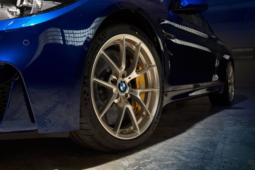 BMW Y-spoke 763M in gold color for M2, M3 and M4