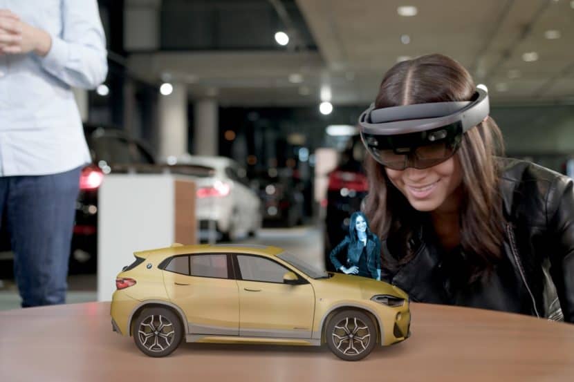 Experience the BMW X2 Using Holograms Thanks to Microsoft