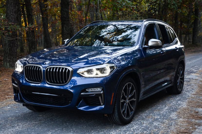 The 2017 BMW X3 M40i parked on a road