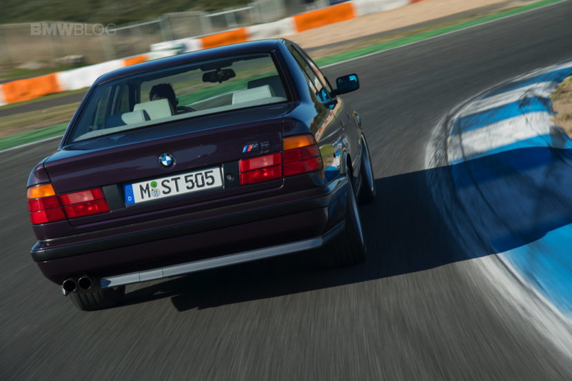 BMW M5 E45 on the track