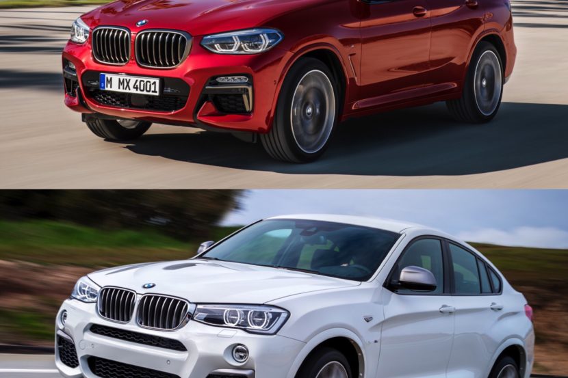Photo Comparison: F26 BMW X4 vs G02 BMW X4 — Old vs New