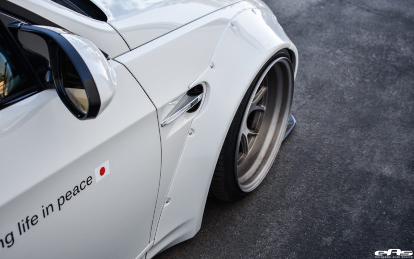 Alpine White BMW E92 M3 With A Liberty Walk Widebody Kit