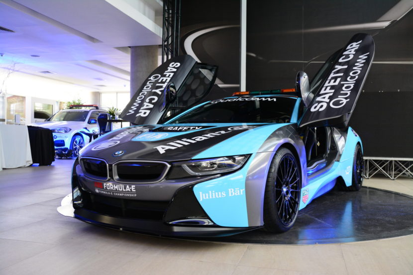 The Qualcomm Safety Car BMW i8 Coupe gets a facelift