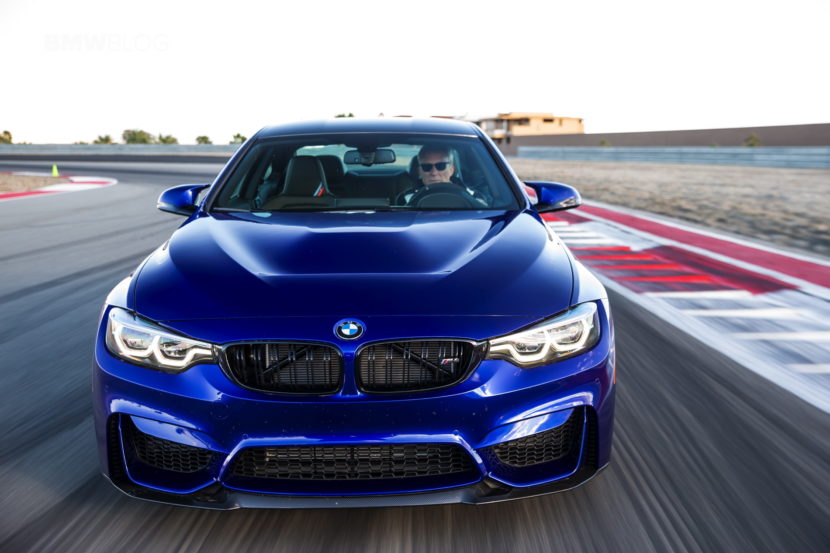The new BMW M4 CS goes for a track day at Thermal Club