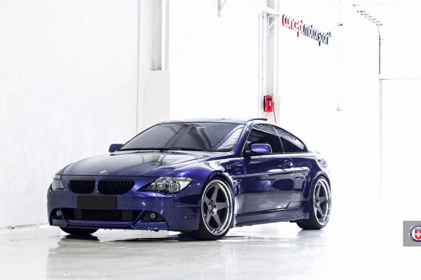 Interlagos Blue BMW E63 with HRE Classic 305 Wheels