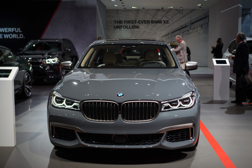 2018 NYIAS:  Grigio Telesto is featured on this BMW M760Li