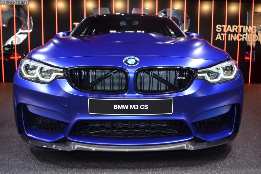 2018 Geneva: Live photos of the BMW M3 CS F80 in Frozen Dark Blue