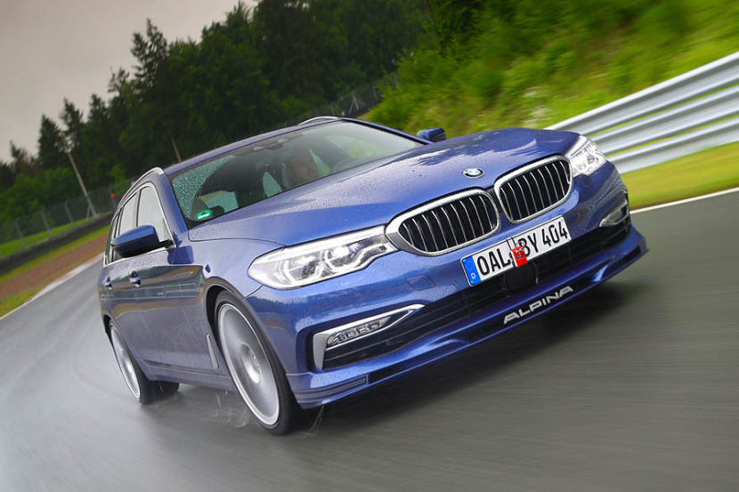 The ALPINA B5 Bi-Turbo Touring has a top speed of 200 mph
