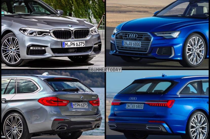 Photo Comparison: BMW 5 Series Touring vs Audi A6 Avant
