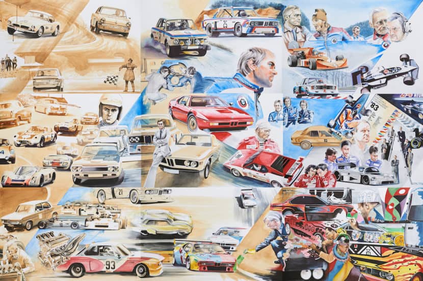 BMW M Founder Jochen Neerpasch Honored in Blue Hero Art Project