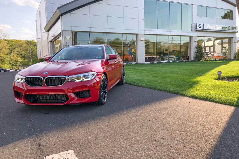 One of a kind: New BMW F90 M5 in Imola Red