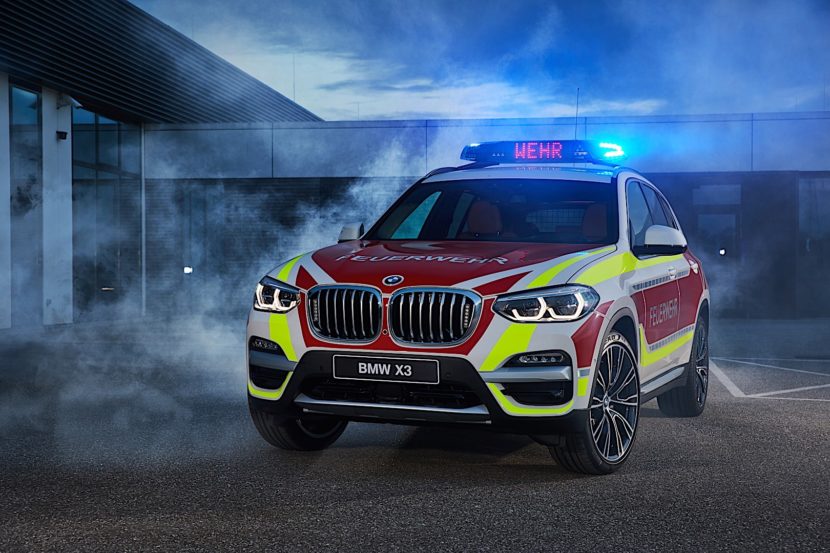 BMW X3 Emergency Vehicle Unveiled for RETTmobil 2018