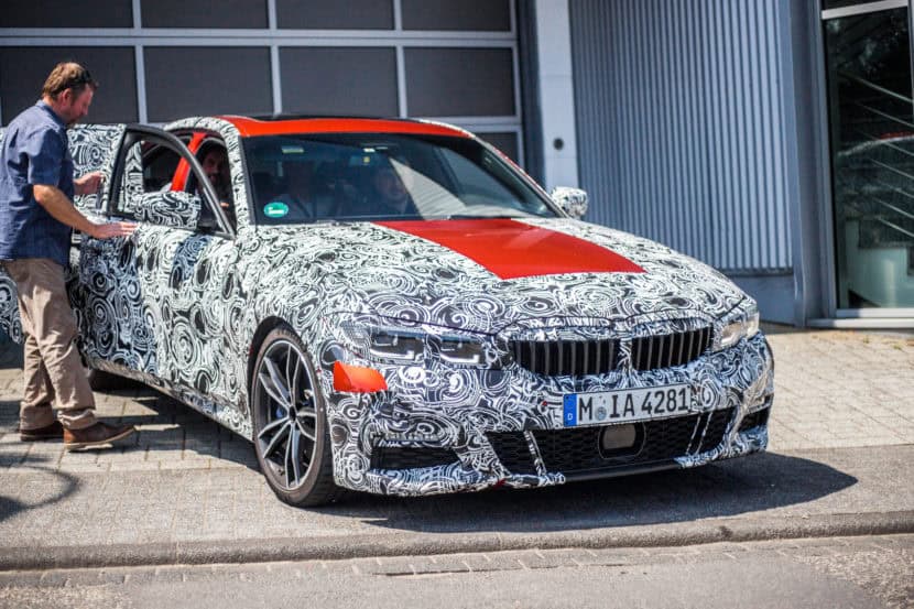 SPIED: G20 BMW 3 Series caught testing outside Nurburgring