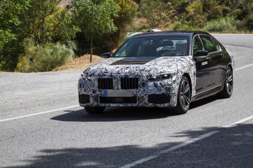 The upcoming BMW 745e hybrid goes out for testing – SPY PHOTOS
