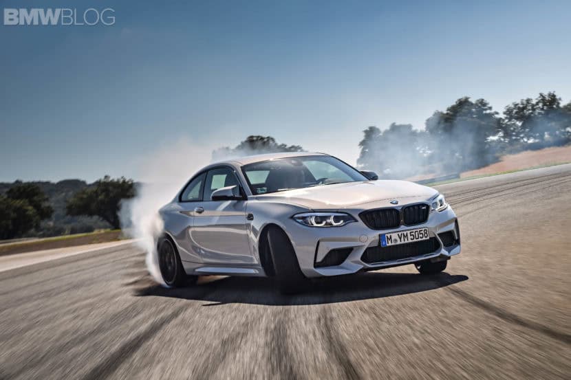 BMW M2 drifting
