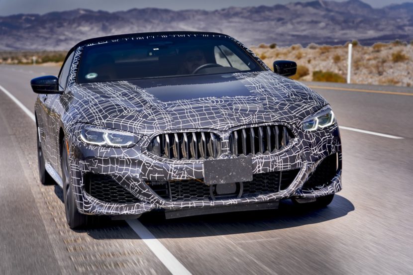 SPIED: BMW 8 Series Convertible caught with little camo
