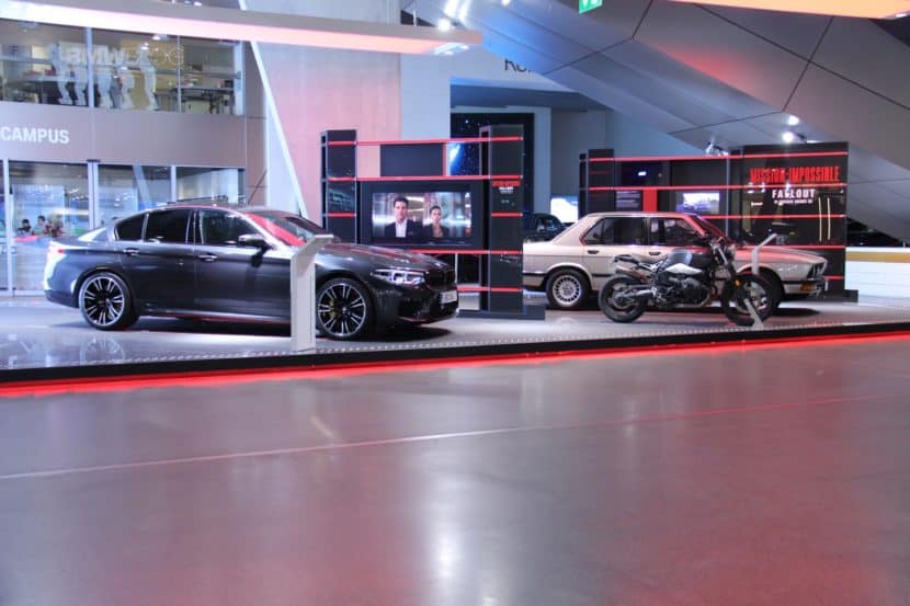 BMW Welt presents Mission Impossible Fallout display with the all-new M5