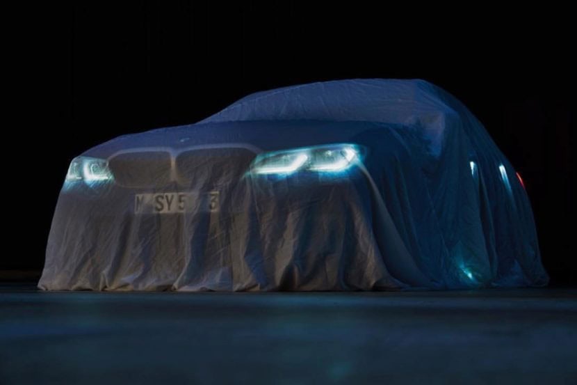 Is this the new BMW G20 3 Series hiding under the cover?