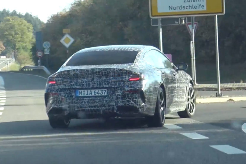Upcoming BMW 8 Series Gran Coupe and M8 spotted on the Nurburgring