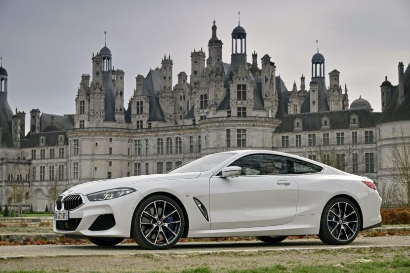 BMW 840d xDrive Coupe featured in Mineral White