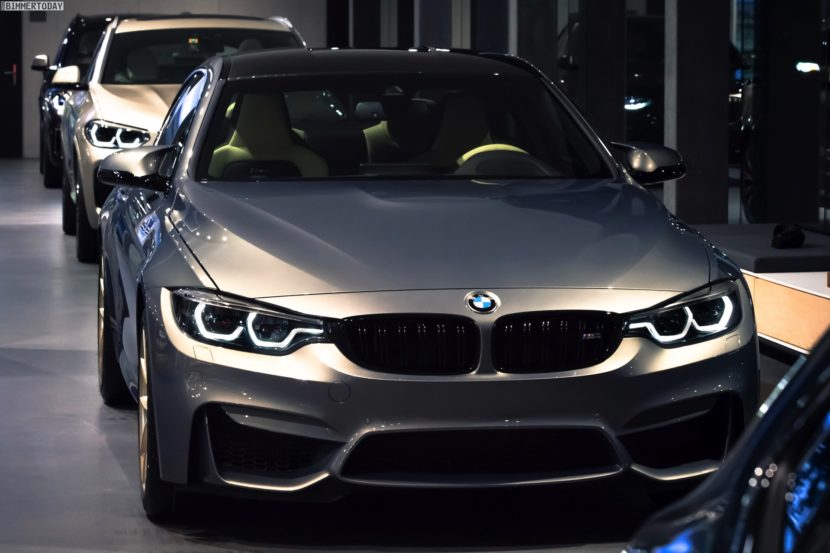 BMW Individual gives you an M4 in Stratus Grey paired with Frozen Gold wheels