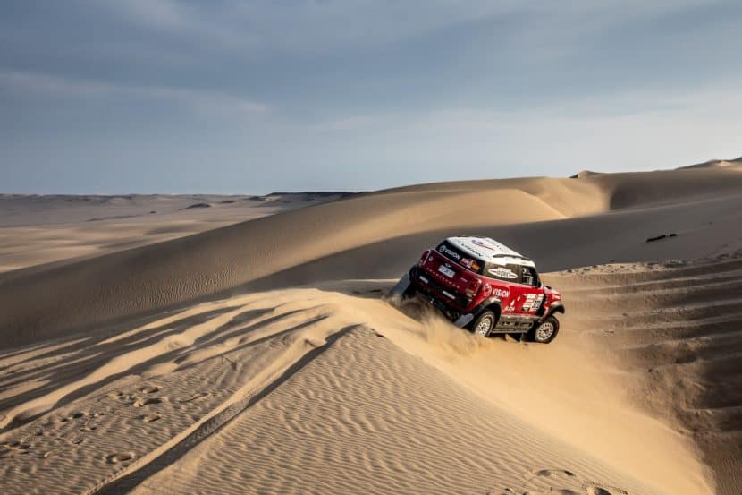 Peterhansel Finishes Fourth Dakar Rally Stage Second in MINI JCW Buggy