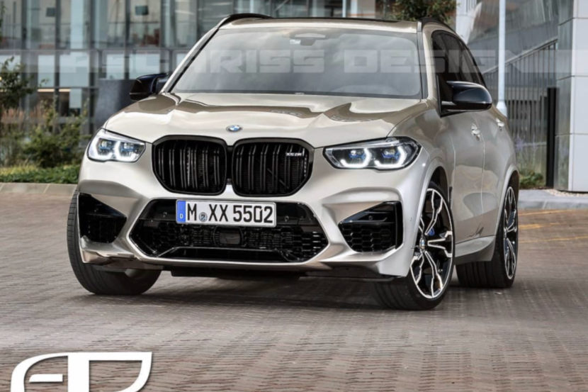 New rendering of the 2020 BMW X5 M