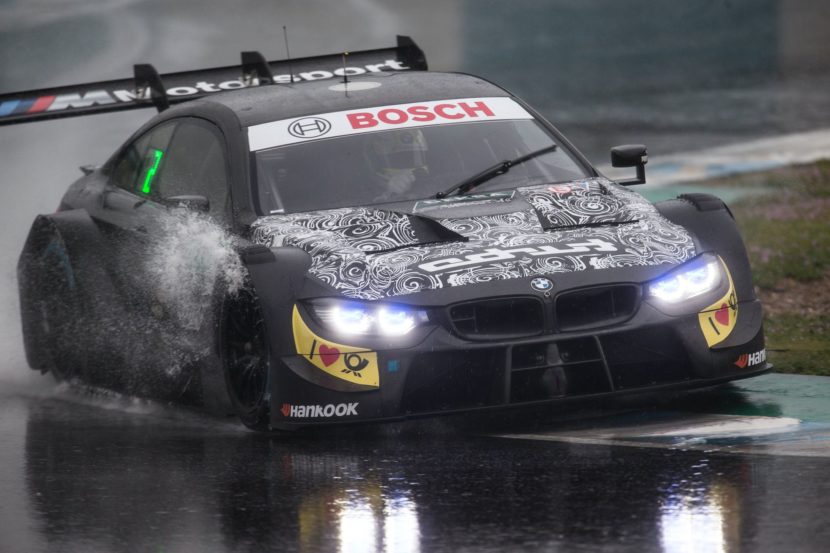 Testing of the four-cylinder BMW M4 DTM continues in Spain