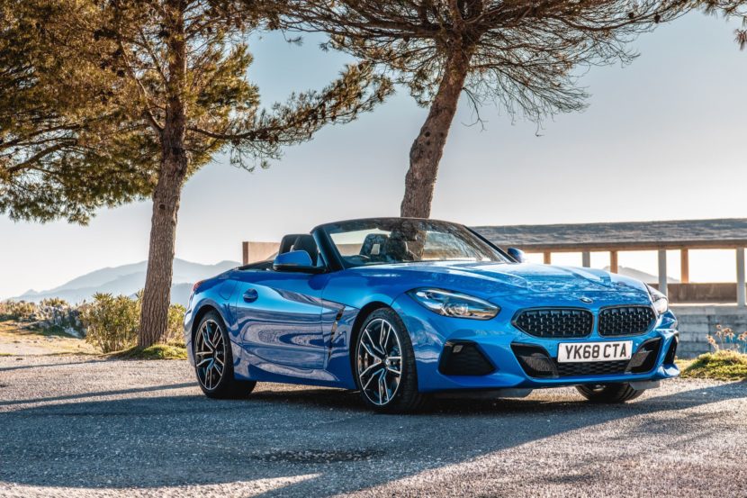 Photoshoot with the BMW Z4 sDrive20i M Sport Package in Misano Blue Metallic