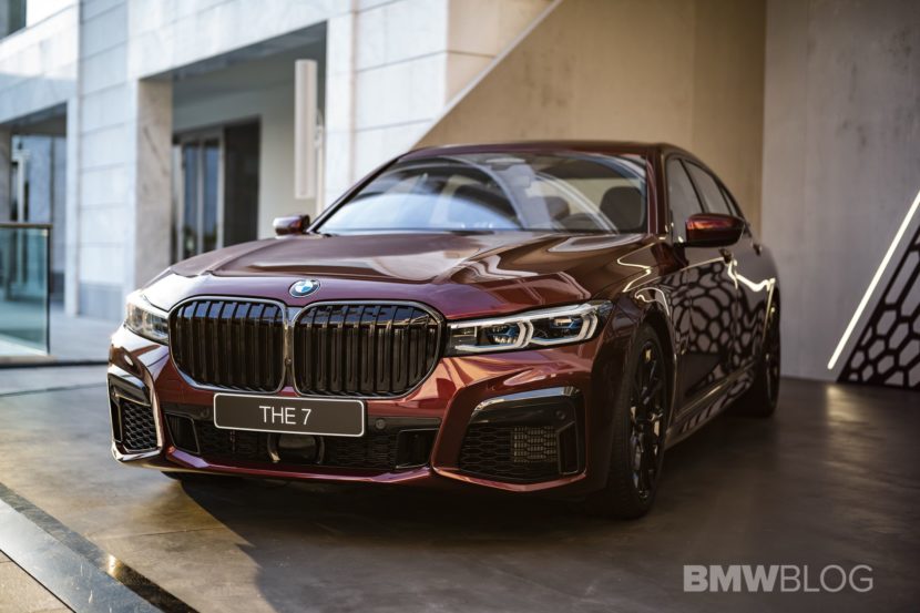 Aventurine Red is an eye-catcher on the 2019 BMW M760Li
