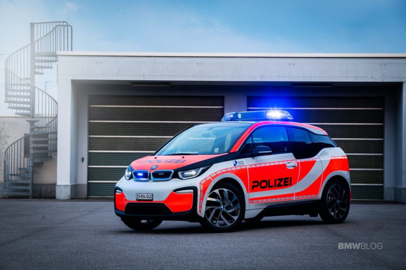 BMW i3 Police Cars for the Wädenswil, Zurich police force
