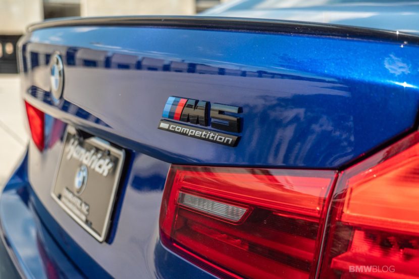 Upcoming BMW M5 CS shows off its badge