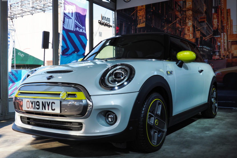 The MINI Cooper SE was introduced at the NYC Formula E