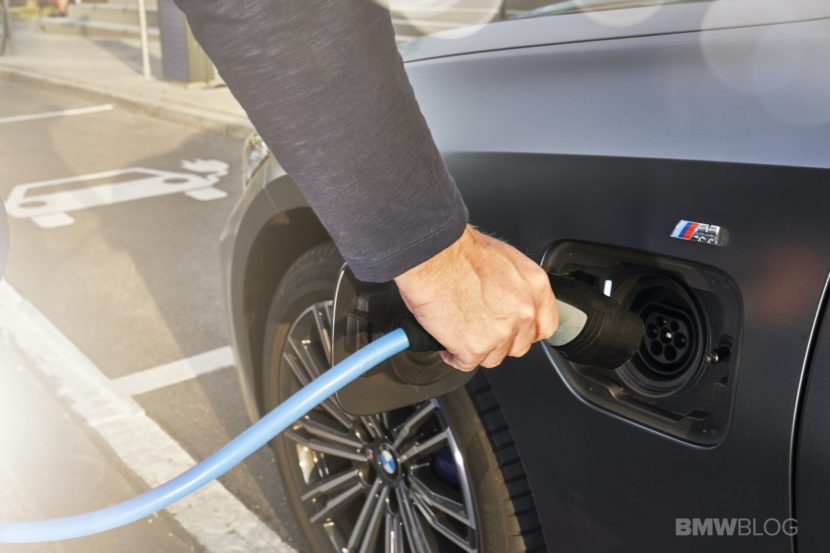 2019-2020-BMW-330e-plug-in-hybrid-73 BMW 330e plug-in hybrid showing the charging port