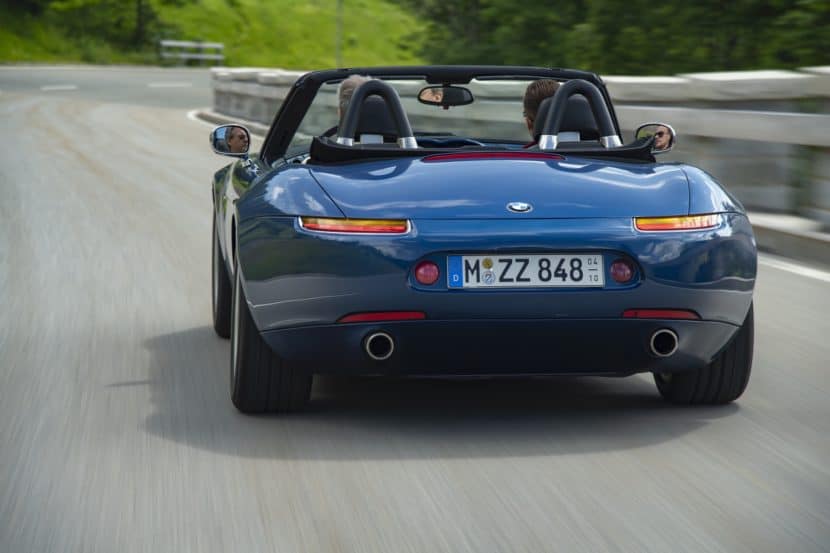 The rear end of the BMW Z8