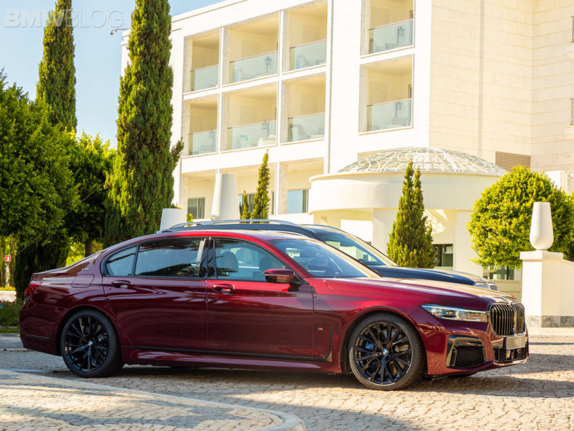 M760Li in Aventurine Red. 