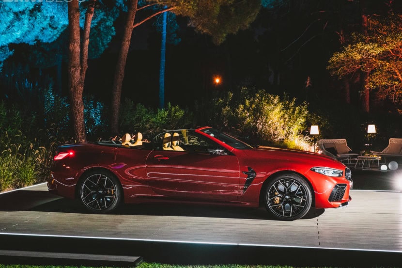 Live photos of the BMW M8 Convertible