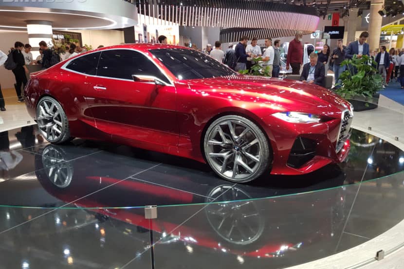 BMW Concept 4 rendered with smaller grille and looks better