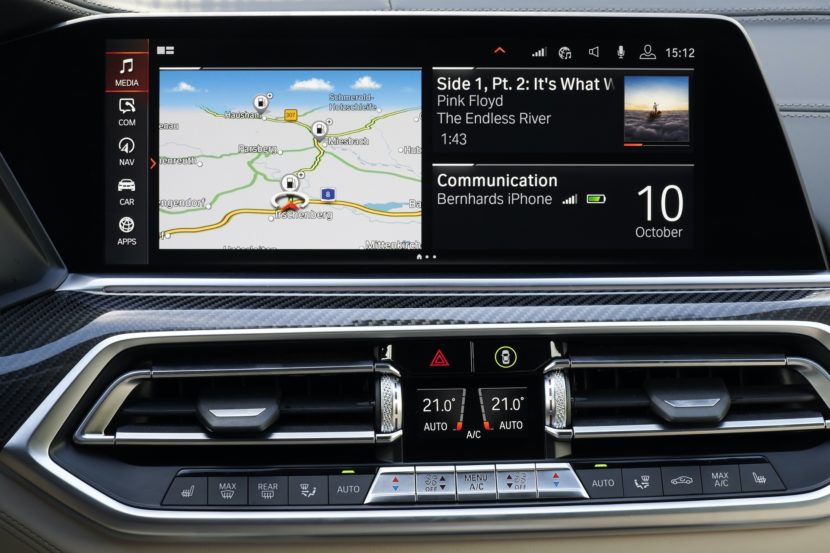 How to install a map update on the BMW OS 7.0 infotainment system