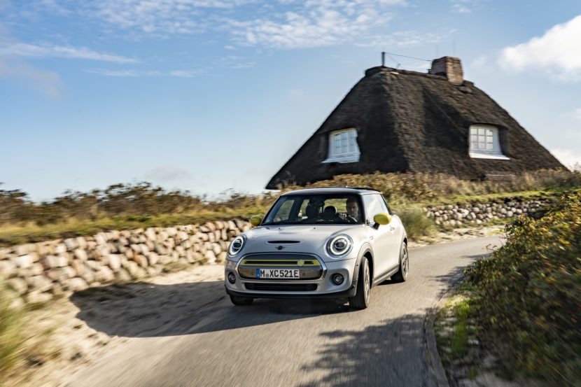 The new MINI Cooper SE takes a journey to the North Sea coast