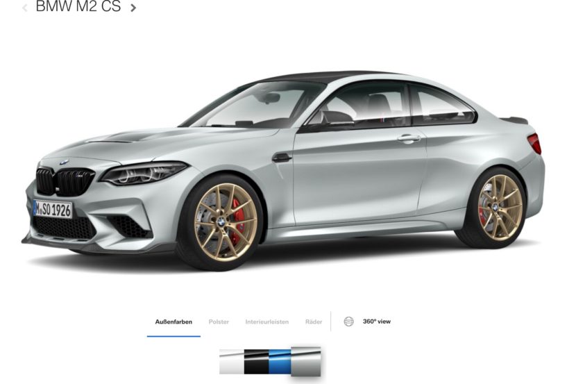 BMW M2 CS – Configure Online Your New Clubsport Coupe