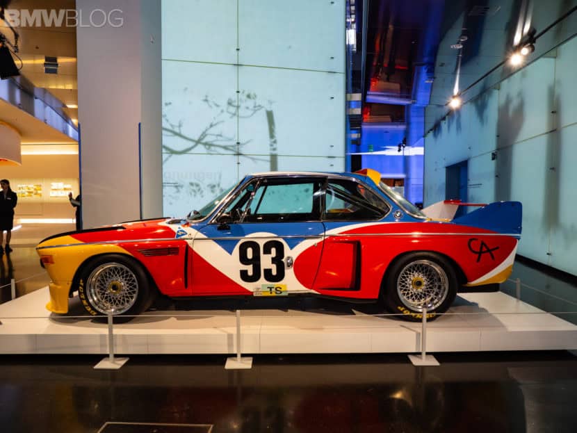 Alexander Calder BMW 3.0 CSL Art Car side view