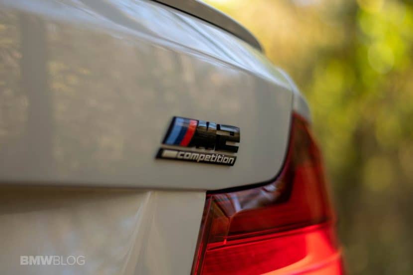2020-BMW-M2-Competition-review-test-drive-11 The F87 BMW M2 Competition showing the badge