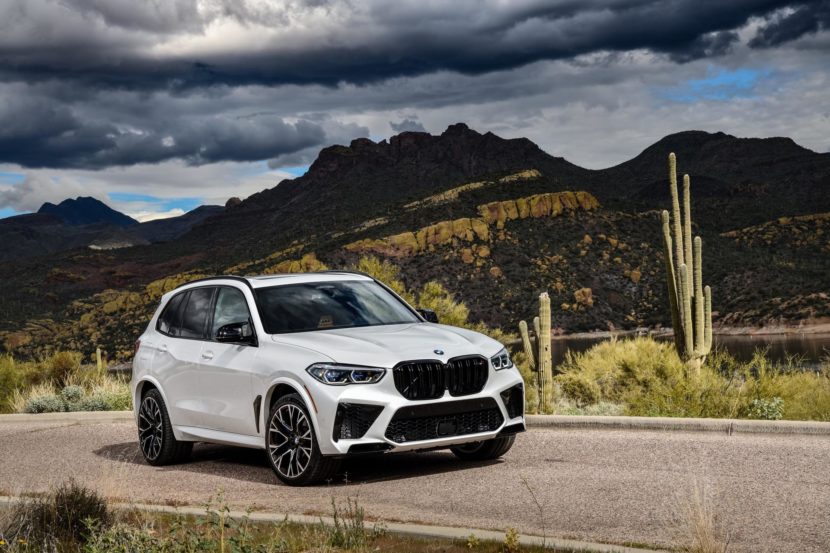 2020 BMW X5 M Competition presented in Mineral White