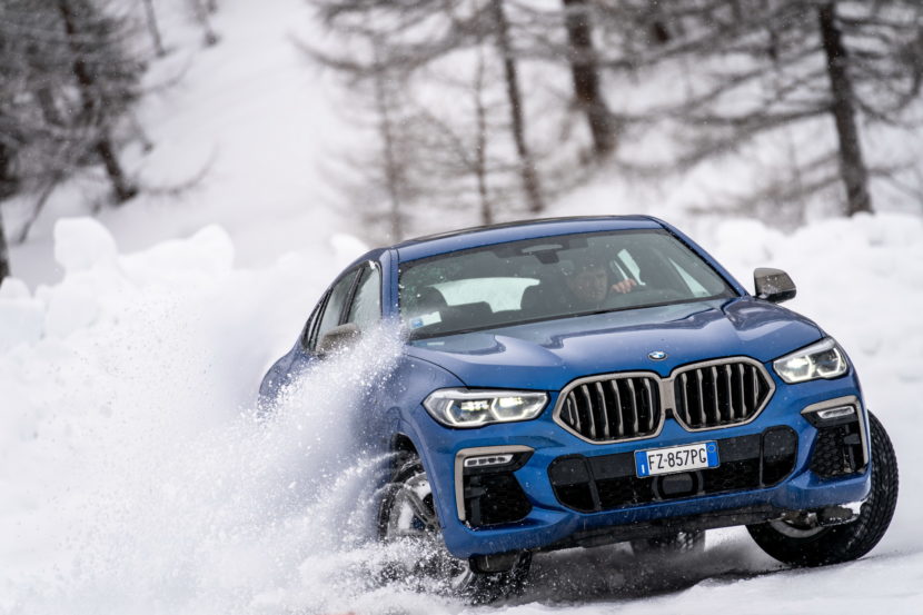 PHOTOS: Winter fun with the BMW X6 in the Italian Alps
